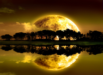 Moons reflection